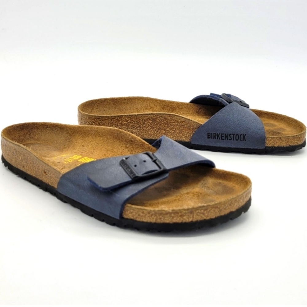 Birkenstock Madrid Birko Flor blue sandal Size 7